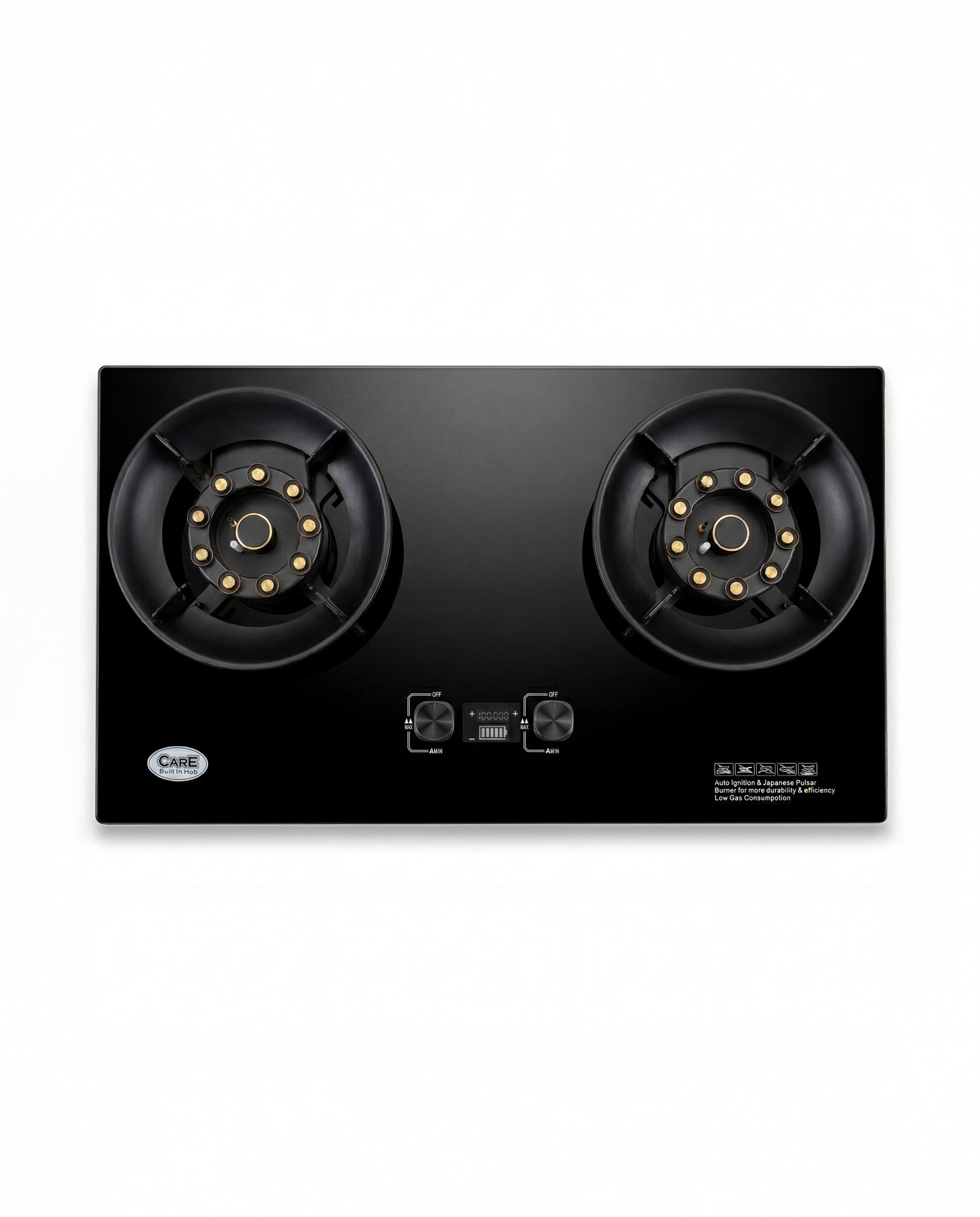 Built in Hob A9B Black Glass