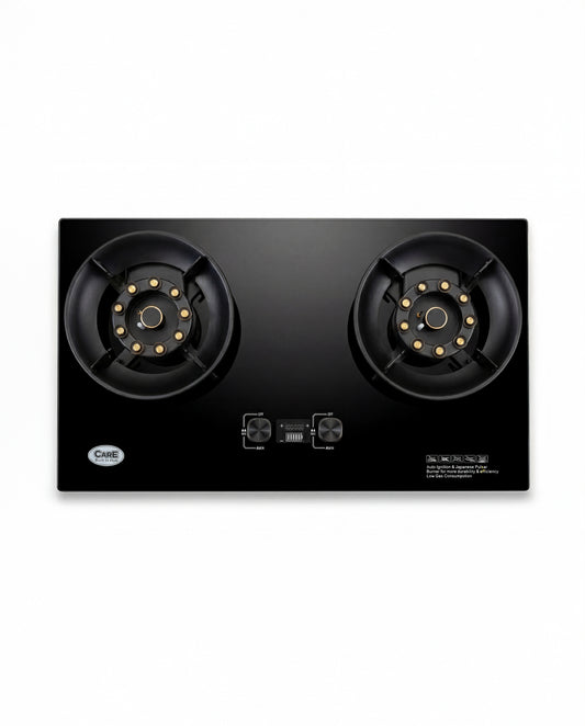 Built in Hob A9B Black Glass