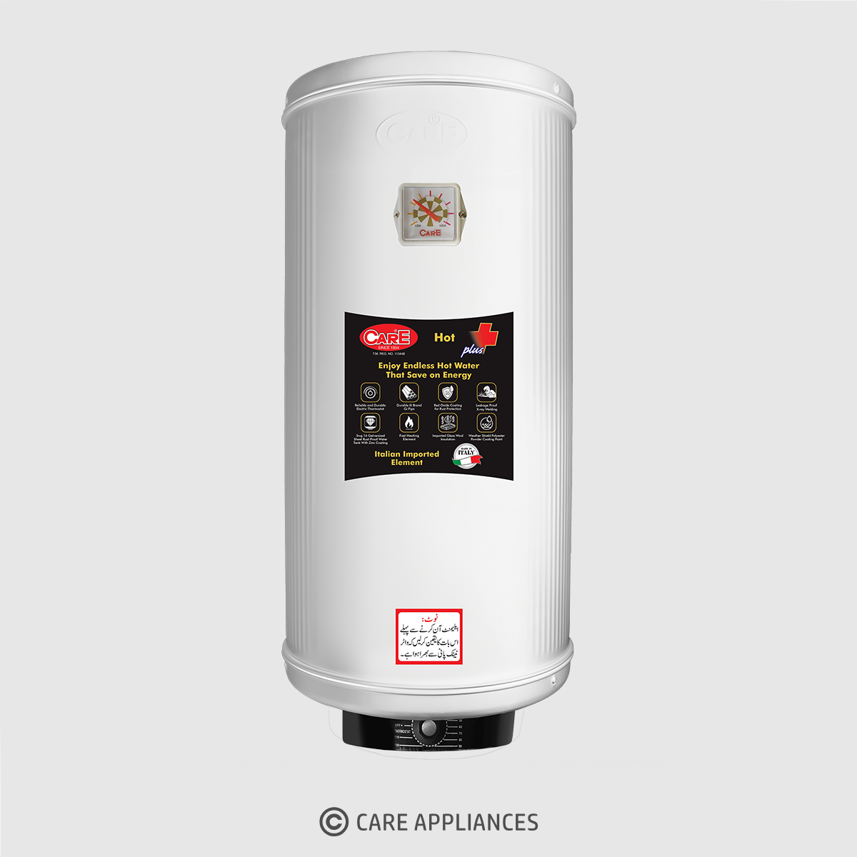 Hot Plus Electric Water Heater 70 Litres