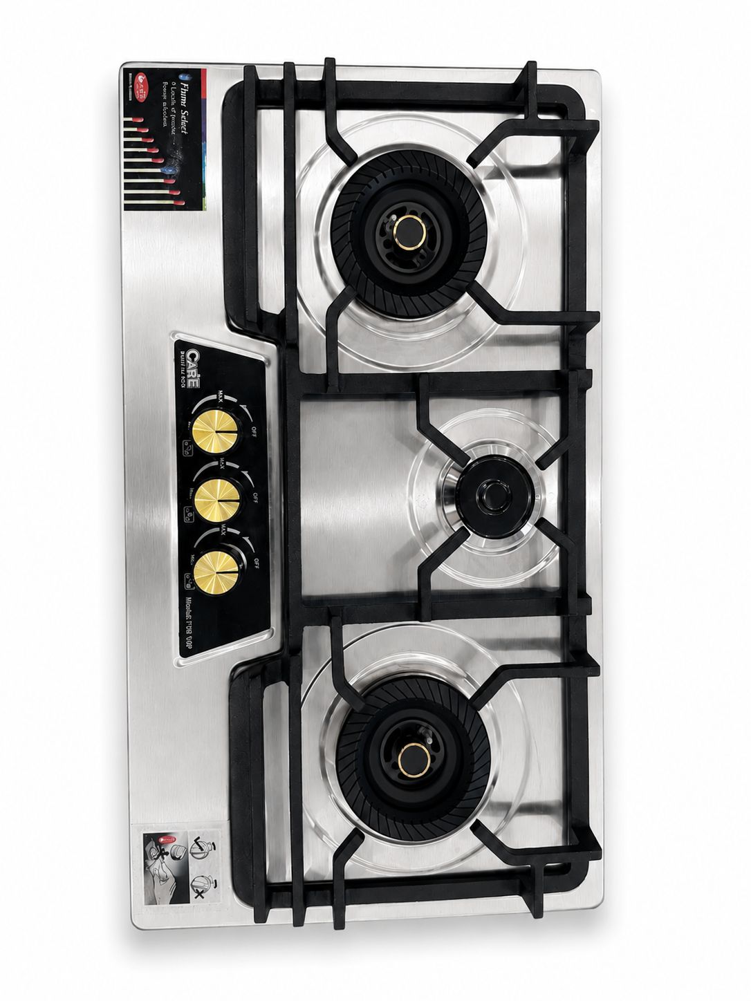 786 VIP Steel Top (3 BURNERS)