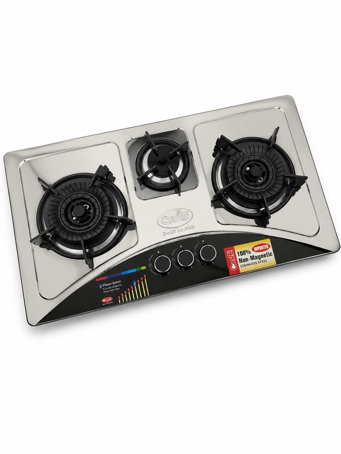 SB 555 Steel Top (3 BURNERS)